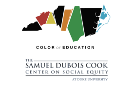 Logos for the Color of Education and the Cook Center